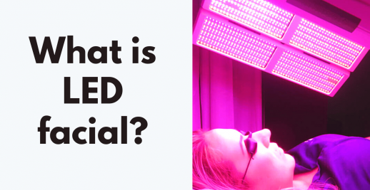 what is LED facial